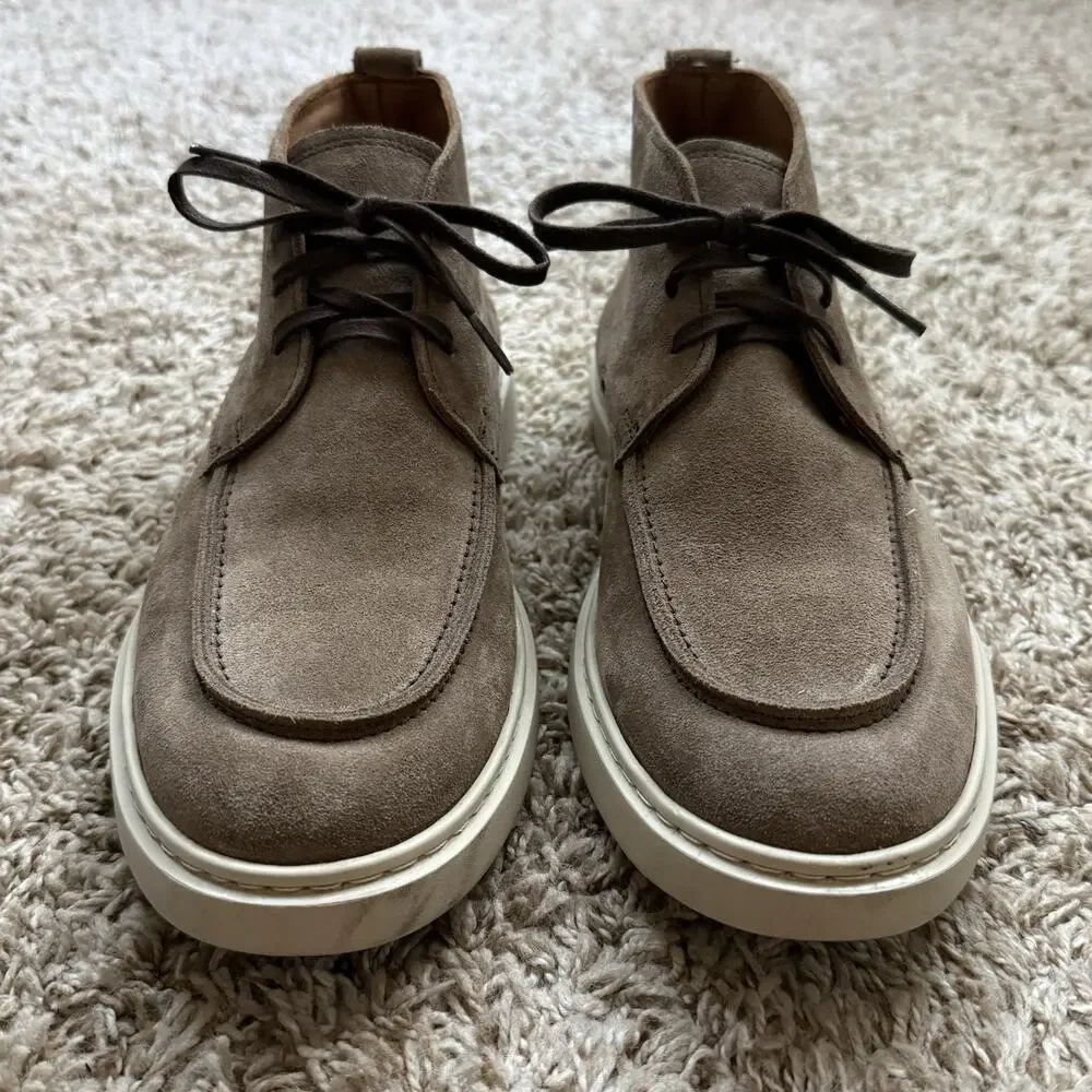 Allen Edmonds Harris Chukka Boots Lace Up Leather Suede Sneakers Men’s Size 8 D